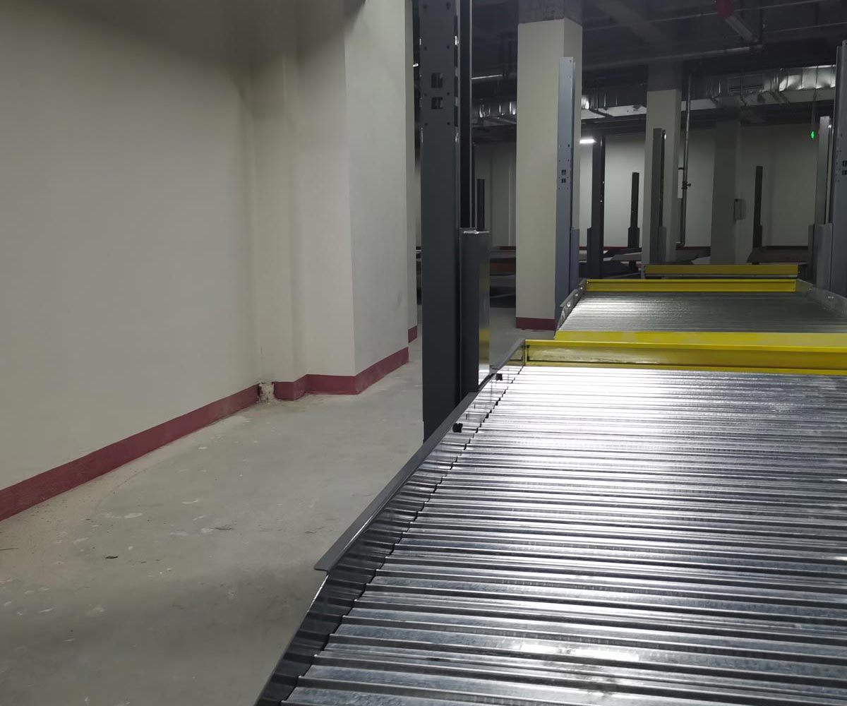 華寧三層升降橫移式機械車庫過規劃