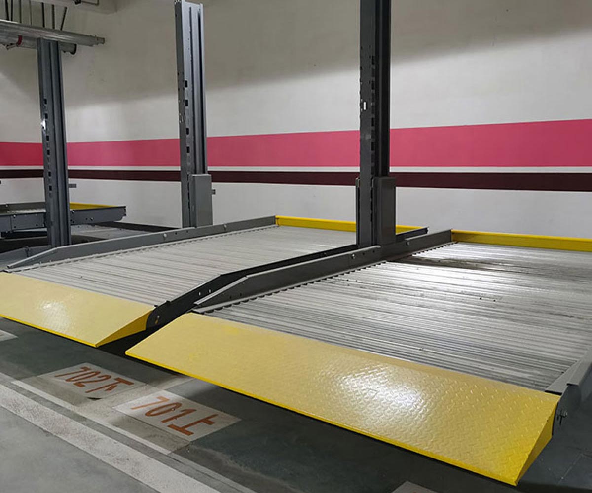 澄城二層PSH型立體停車場回收