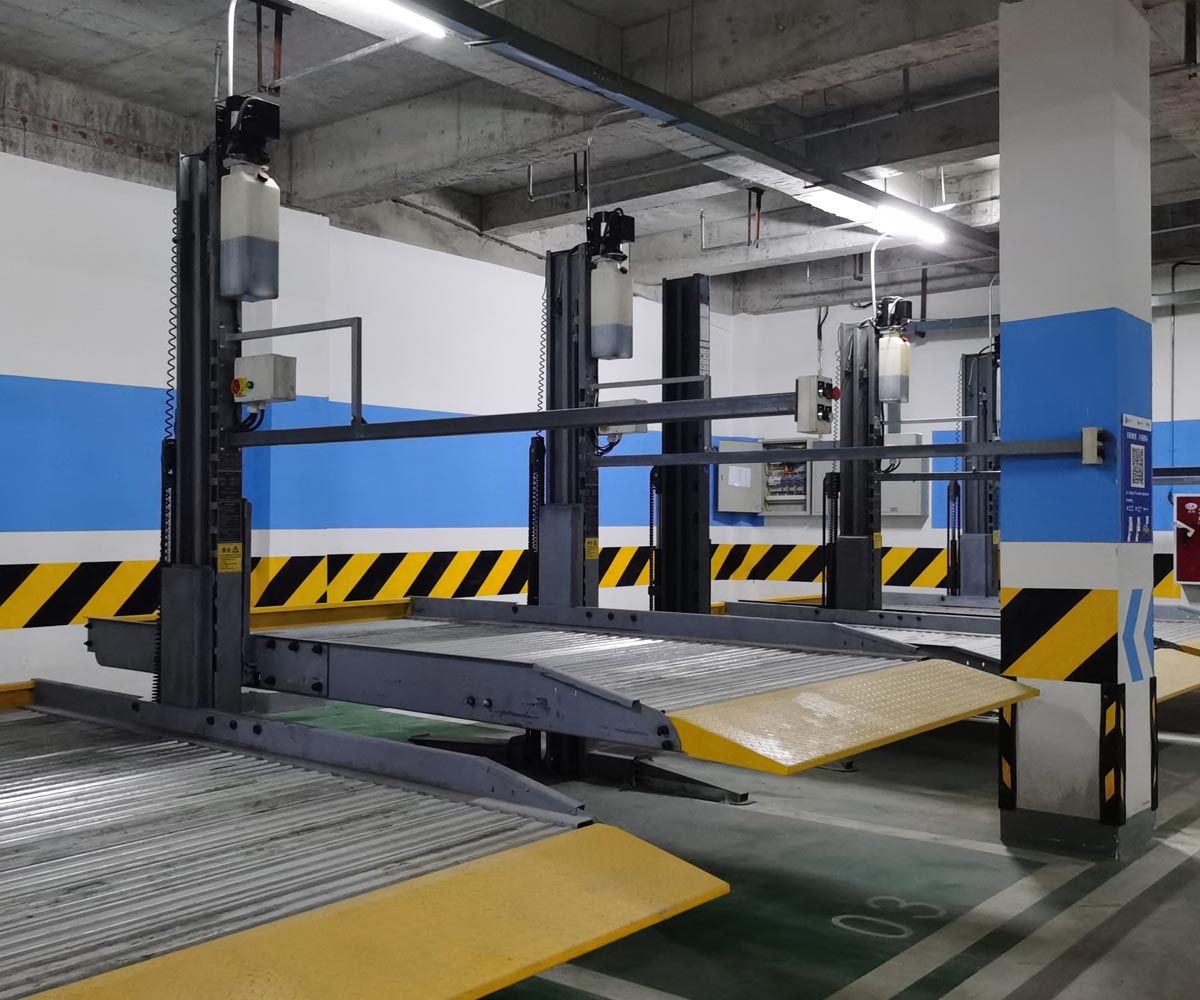 四柱簡易升降機械式停車庫