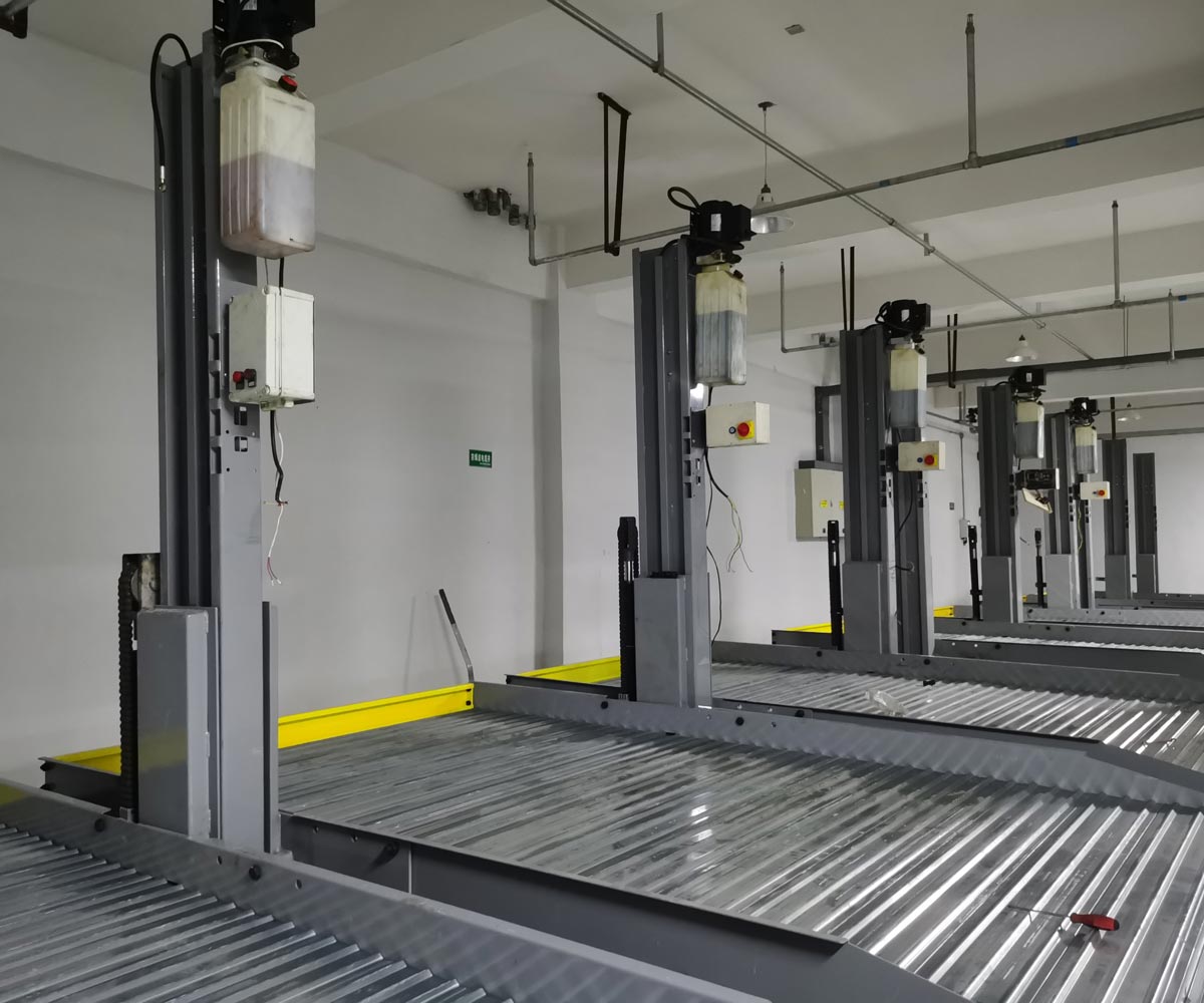 二層簡易升降類機械式停車庫