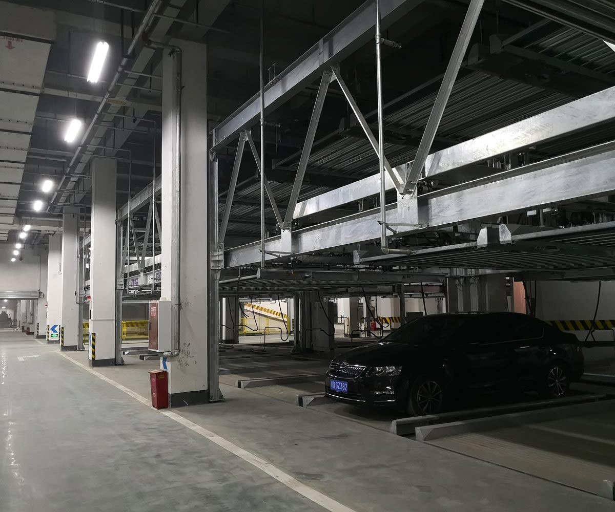 PSH7七層升降橫移式智能停車設備