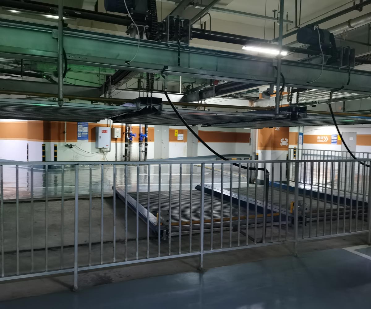 二層PSH型立體停車場回收升降橫移式停車設備租賃經營